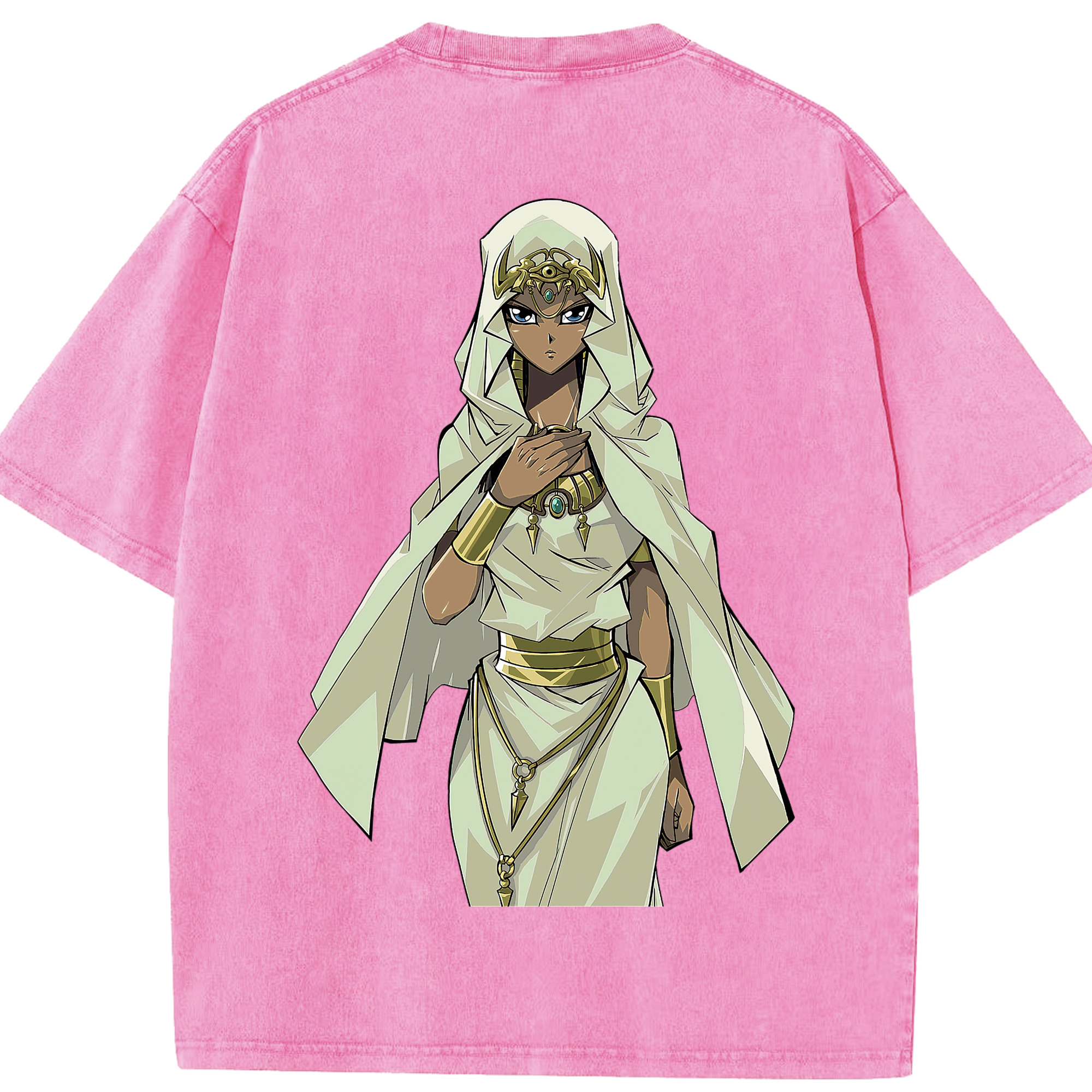 （画像用） 遊☆戯☆王 Yu-Gi-Oh! 綿100% ヴィンテージ風 半袖Tシャツ（背面プリント）